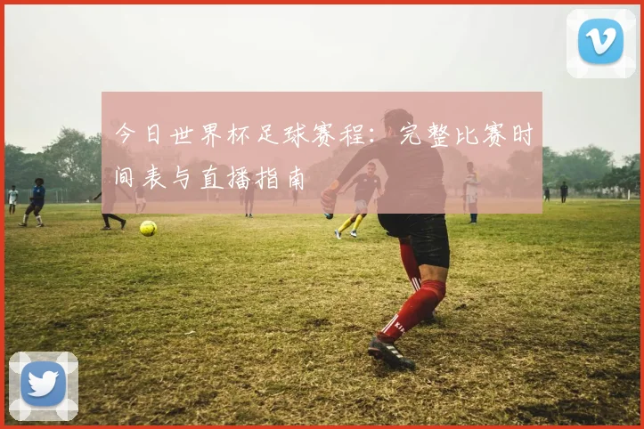 今日世界杯足球赛程：完整比赛时间表与直播指南